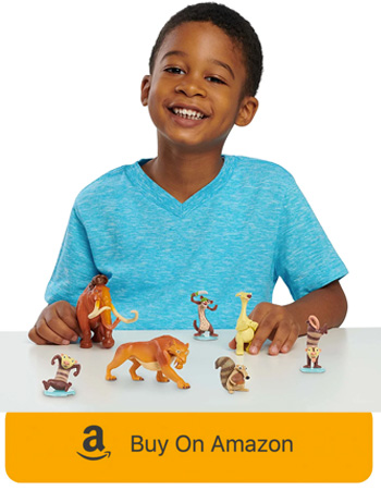 Ice Age Collectors Figurines with Manny The Woolly Mammoth