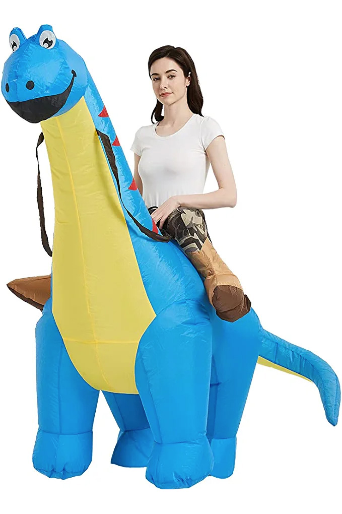 Inflatable Diplodocus Costume with Reins