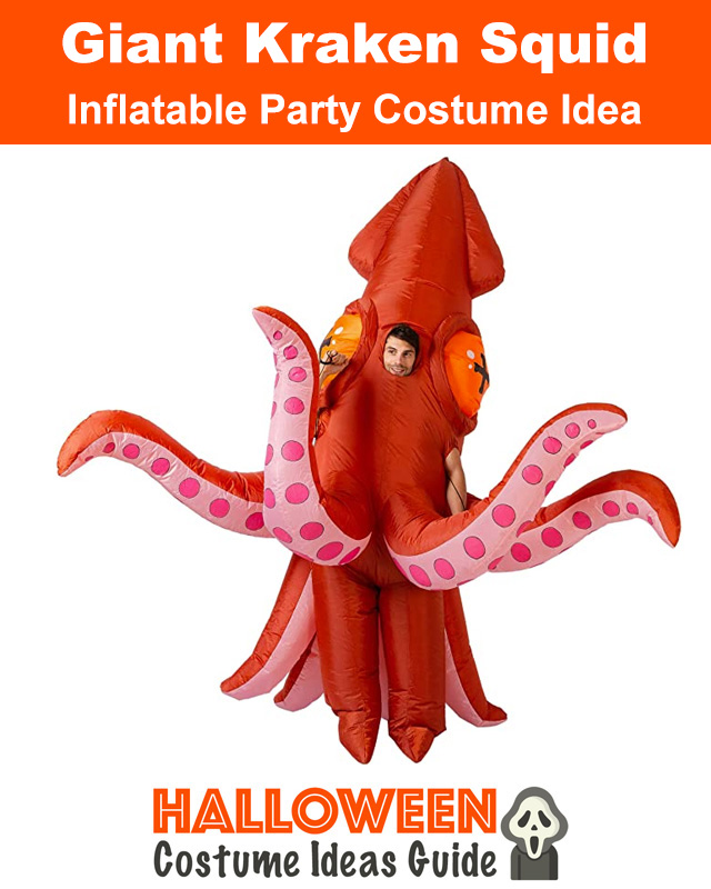 Inflatable Kraken Squid Costume DIY Idea