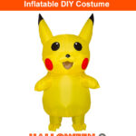 Inflatable Pokemon Pikachu Blow Up DIY Halloween Costume