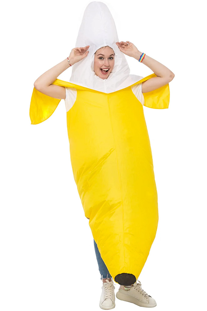 Inflatable Banana Blow Up DIY Halloween Costume