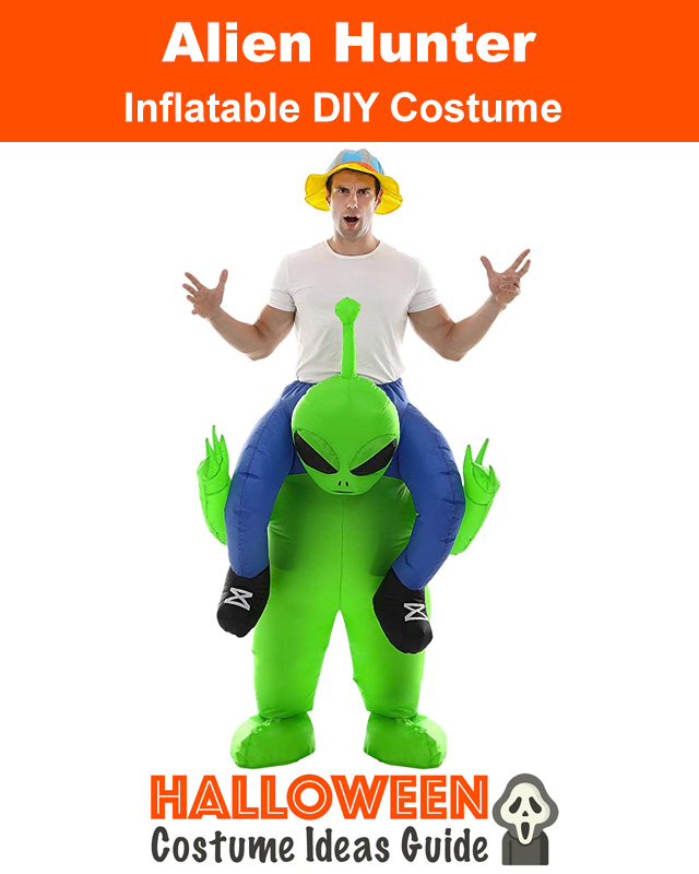 Inflatable Alien Hunter Abduction Costume