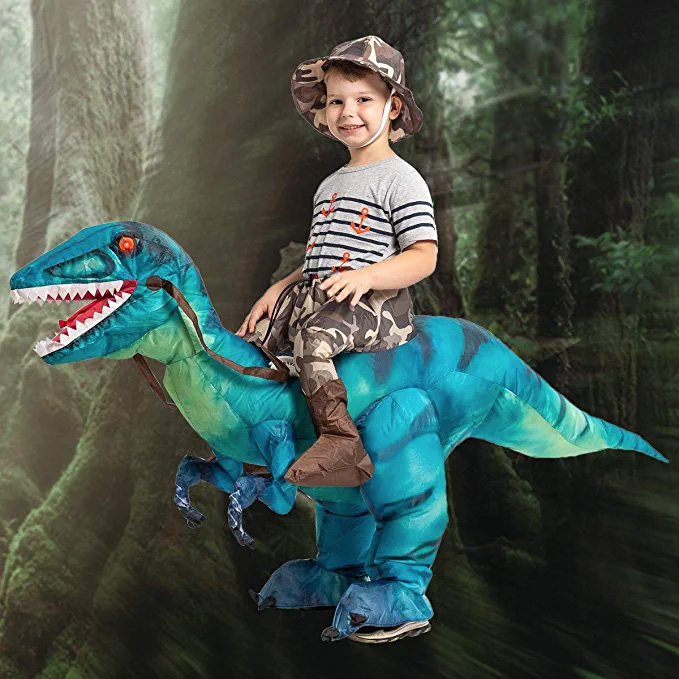 Children's Inflatable Velociraptor Costume
