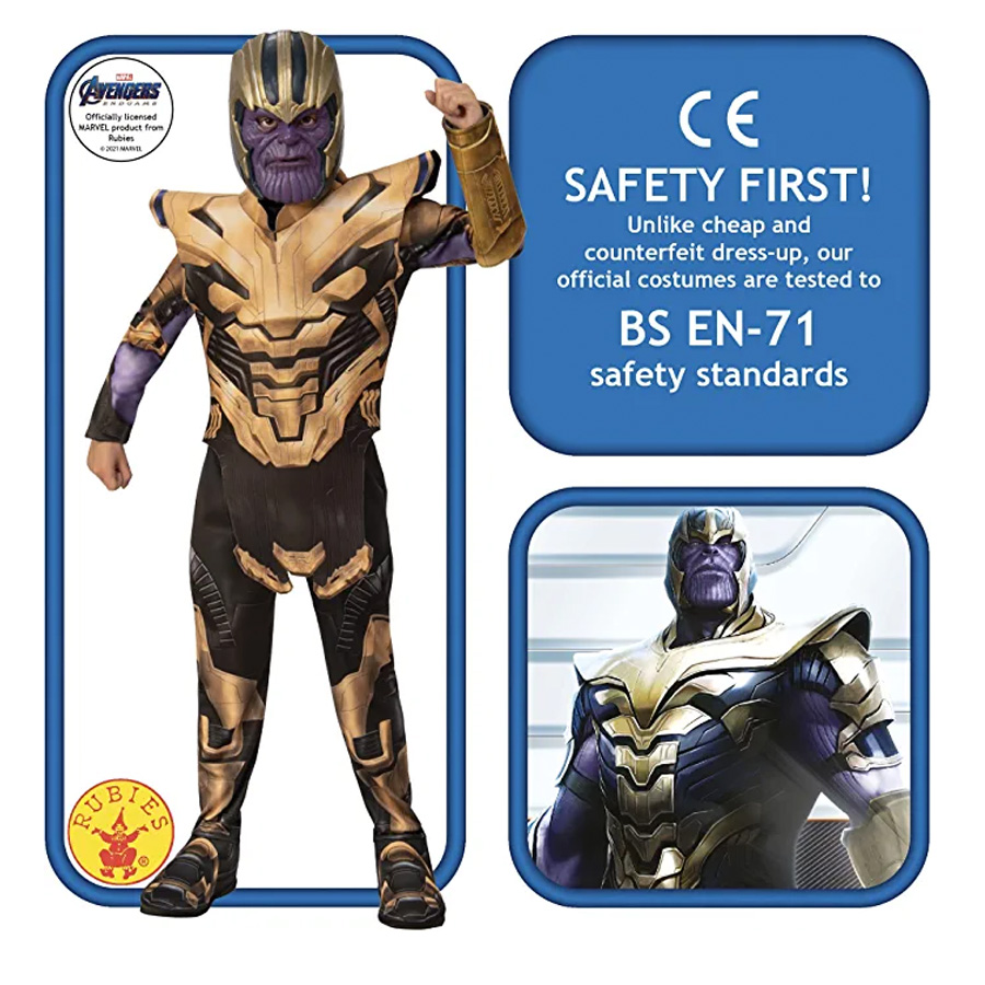 Childrens Thanos Avengers Outfit packaging 