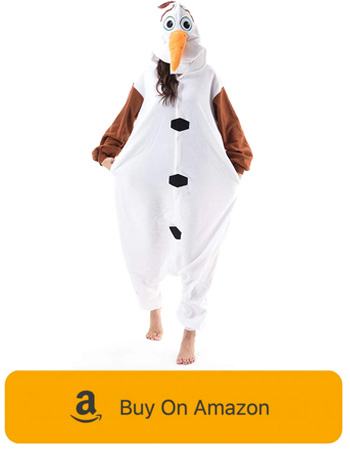 Olaf Frozen Snowman Costume Onesie